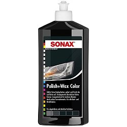 Защита Віск-антицарапін чорний 500 мл SONAX ColorWax Schwarz, фото