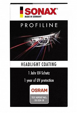 Для наружного пластика и резины Керамічне захисне покриття для пластикових фар SONAX PROFILINE Headlight Coating UV-filter, фото 1, цена