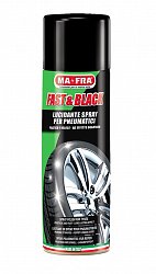 Средства для шин Mafra Fast & Black спрей для чорніння та захисту шин, фото
