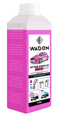 Активная пена розового цвета для бесконтактной мойки “ACTIVE FOAM 22 MAGIC PINK, фото 1, цена