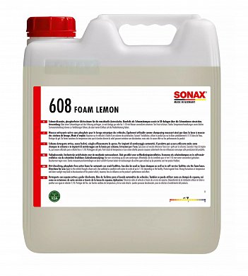 Активная пена Активна піна концентрат 10 л SONAX Foam Lemon 608, фото 1, цена