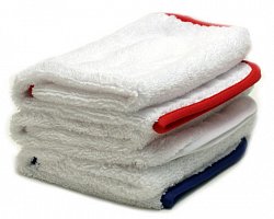 Набор микрофибр (3 шт) для финишной очистки кузова белая 40х40 см SONAX Microfiber Cloths Ultrafine фото 2