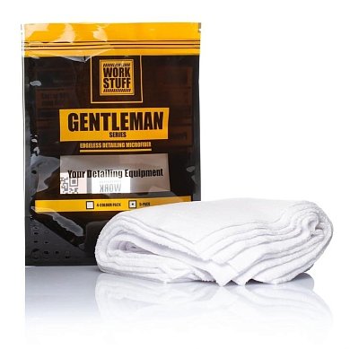 Протирочные материалы, микрофибры Набір із 5 шт преміум мікрофібр Work Stuff Gentelman Basic Pack (колір білий), фото 1, цена