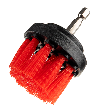 Щетки, аппликаторы, кисти для интерьера Щетка на шуроповерт для чистки ковров и обивки, 50 мм MaxShine, фото 1, цена