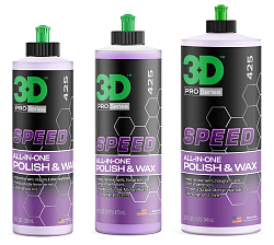 Полировальные пасты 3D HD Speed паста з герметиком для видалення легких та середніх подряпин, фото