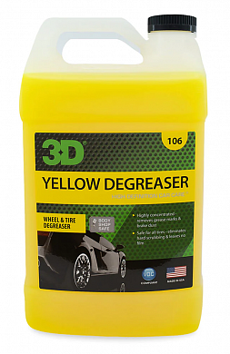 3D Yellow Degreaser безкислотный очиститель дисков и шин, фото 2, цена