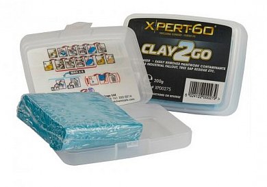 Очистители кузова и хрома Синтетическая глина средней абразивности для очистки ЛКП Xpert60 clay bar, фото 1, цена