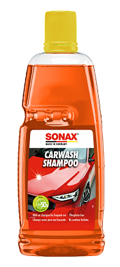 Шампуни для ручной мойки Шампунь для мойки автомобиля 1 л SONAX Car Wash Shampoo, фото 1, цена