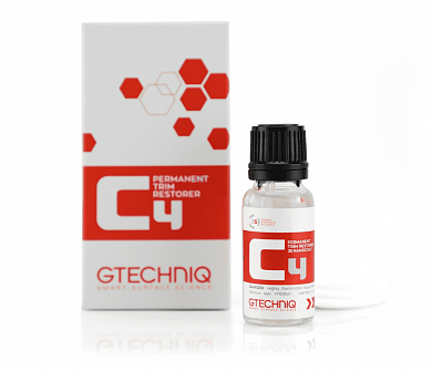 Для наружного пластика и резины Gtechniq C4 защитное покрытие для наружного пластика, фото 1, цена