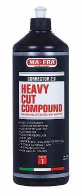 Абразивная паста нового поколения Mafra Heavy Cut Compound Corrector 2.0, фото 2, цена