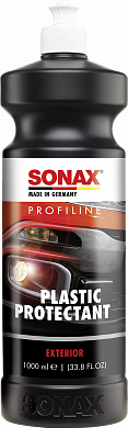 Для наружного пластика и резины Средство для восстановления и защиты пластика бампера и экстерьера 1 л SONAX PROFILINE Plastic Protectant Exterior, фото 1, цена