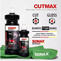 Абразивная полировальная паста SONAX Cut Max 6-4 фото 2