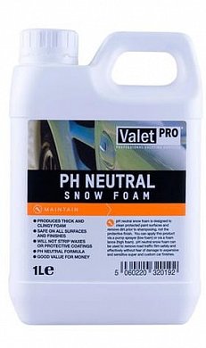 Valet Pro pH Neutral Snow Foam безопасная пена для предварительной мойки, фото 1, цена