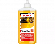 Шампунь для мойки автомобиля с воском 500 мл SONAX Wasch+Wax