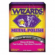 Wizards Metal Polish вата для очистки хрома, алюминия и пр