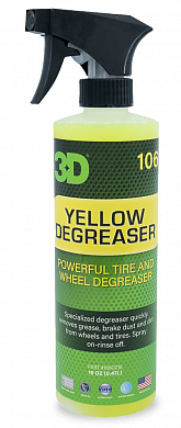3D Yellow Degreaser безкислотный очиститель дисков и шин, фото 1, цена