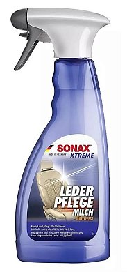 Средства для кожи в салоне Средство для очистки и уходу за гладкой натуральной и искусственной кожей 500 мл SONAX XTREME Leder Pflege Milch, фото 1, цена