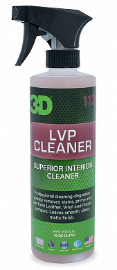Средства для кожи в салоне 3D LVP Cleaner органический очиститель салона из кожи, винила, пластика, фото 1, цена
