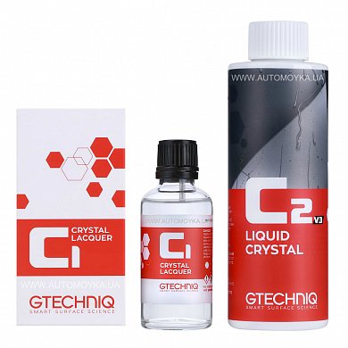 Нанокерамика/Жидкое стекло Gtechniq C1 and C2 - базовый комплект защитных покрытий, фото 1, цена