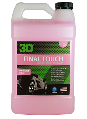Быстрый блеск/полимеры 3D Final Touch экспресс детейлер для кузова авто, фото 1, цена