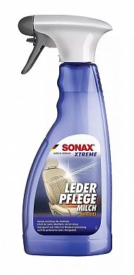 Средства для кожи в салоне Средство для очистки и уходу за гладкой натуральной и искусственной кожей 500 мл SONAX XTREME Leder Pflege Milch, фото 1, цена