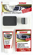 Набор для полировки пластиковых фар 75 мл SONAX Headlight Restoration Kit