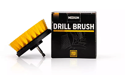 Щетка средней жесткости под шуруповёрт для химчистки Work Stuf Drill Brush Medium