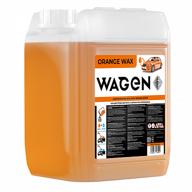 Ускорители сушки (воски) WAGEN концентрированный воск с ароматом апельсина “ORANGE WAX” 5л., фото 1, цена