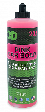 Шампуни для ручной мойки Концентрированный ручной шампунь 3D Pink Car Soap, фото 1, цена