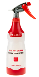 Опрыскиватель MaxShine Heavy Duty Chemical Resistant Trigger Sprayer Red для работы с щелочными и кислотными средствами