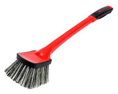 Мочалки, скребки, щётки для экстерьера Щётка MaxShine Soft Grip Tire & Wheel Cleaning Brush Long Для чистки резины, колёсных дисков и арок, фото 1, цена
