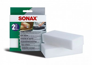 Щетки, аппликаторы, кисти для интерьера Набор меламиновых губок для чистки загрязненных поверхностей 2 шт SONAX , фото 1, цена