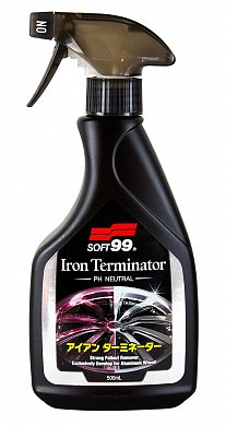 Средства для колесных дисков Soft99 Iron Terminator очиститель колёсных дисков с индикатором цвета, фото 1, цена