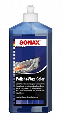 Полироли/антицарапины Воск-антицарапин синий 250 мл SONAX ColorWax Blau, фото 1, цена