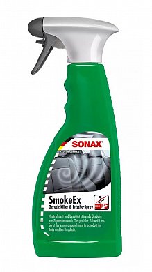 Ароматизаторы, устранители запахов Нейтрализатор запаха 500 мл SONAX Smoke Ex Geruchskiller+Frische-Spray, фото 1, цена