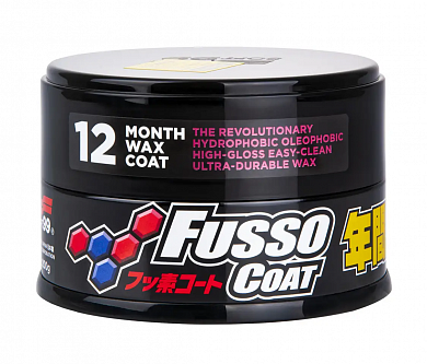 Твердые воски Soft99 Fusso Coat 12 Months (Dark) твердий віск, фото 1, цена