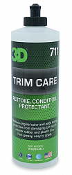 Для наружного пластика и резины Защитно-восстановительный состав для пластика 3D Trim Care Protectant, фото